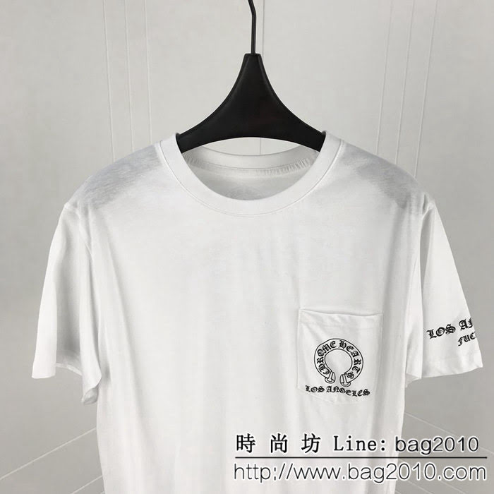 Chrome Hearts克羅心 19ss 經典梵文字母印花T恤 定制原版純棉面料 高版本情侶款 ydi2234